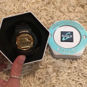 Baby G Black/Gold Watch